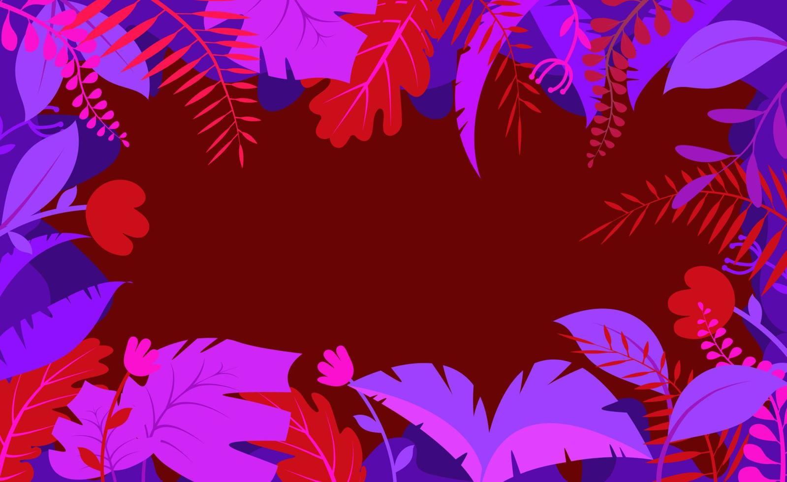helder tropisch achtergrond met oerwoud planten. vector exotisch patroon met palm bladeren