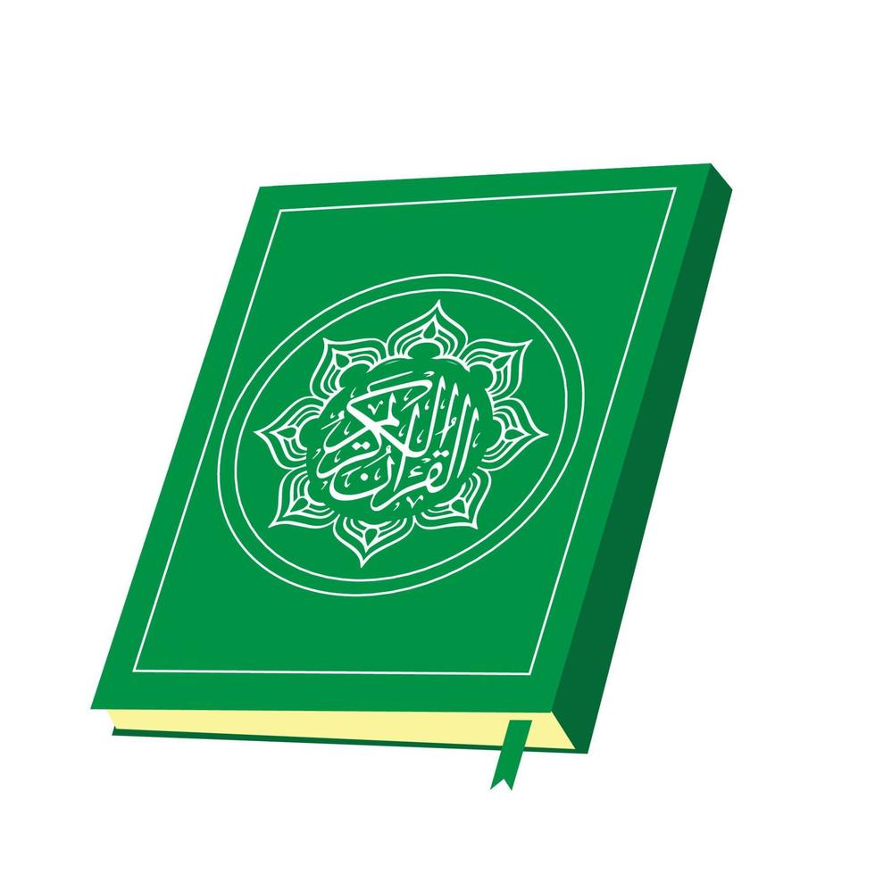 de Koran is de heilig boek van moslims vector