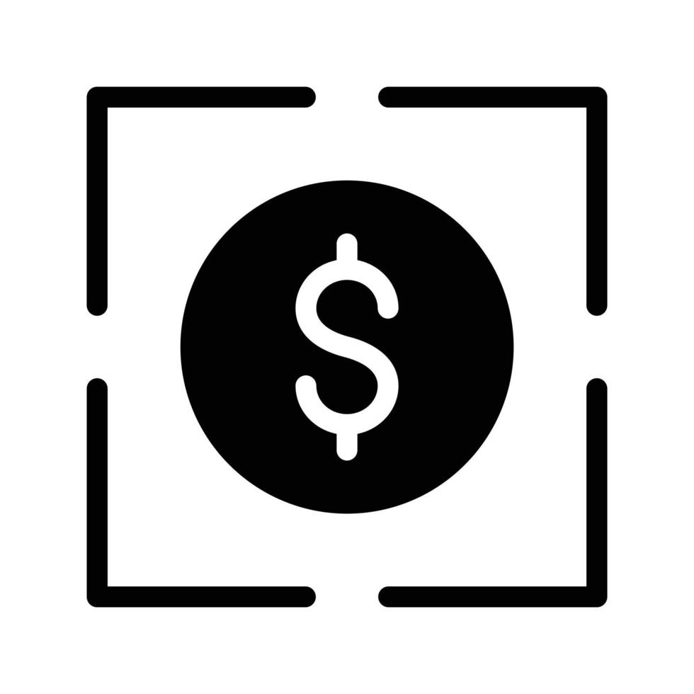 dollar focus vector illustratie Aan een achtergrond.premium kwaliteit symbolen.vector pictogrammen voor concept en grafisch ontwerp.