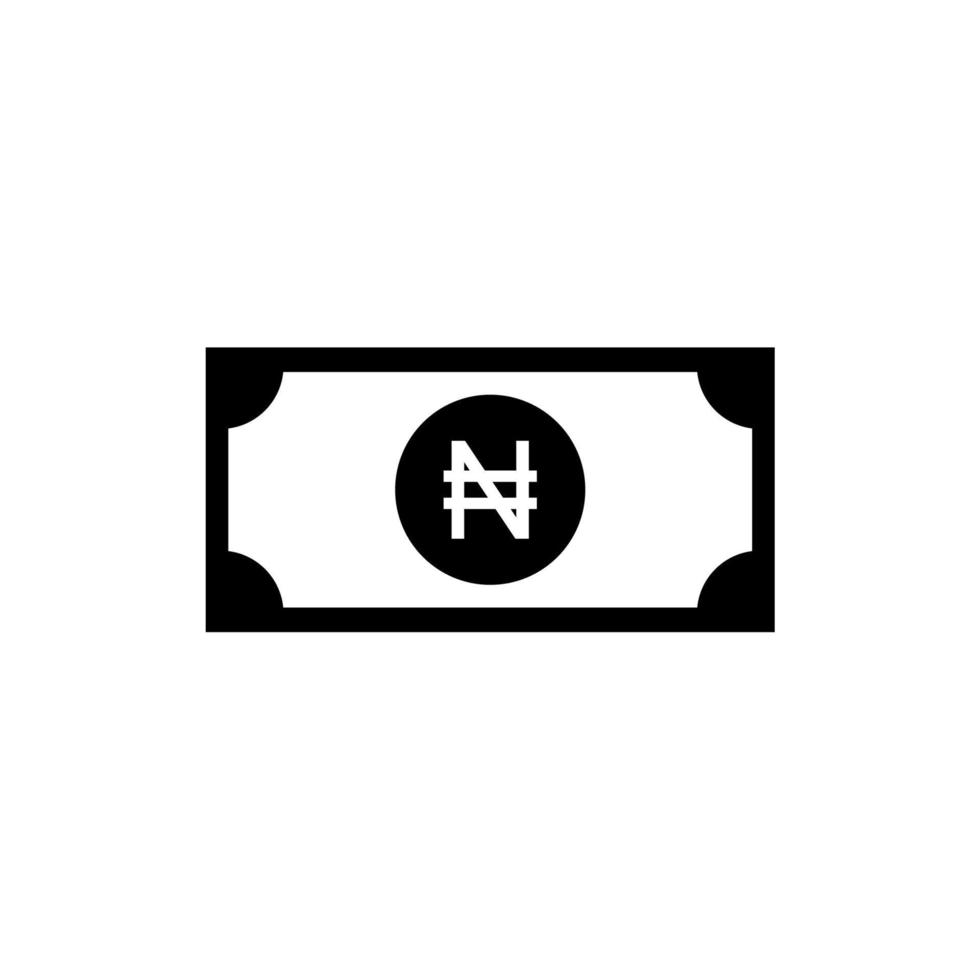 Nigeria valuta symbool, Nigeriaans naira icoon, ngn teken. vector illustratie