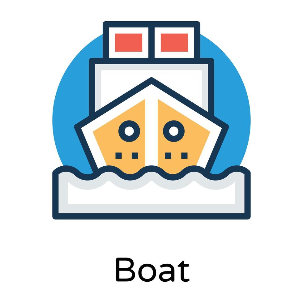 modieus logistiek schip vector