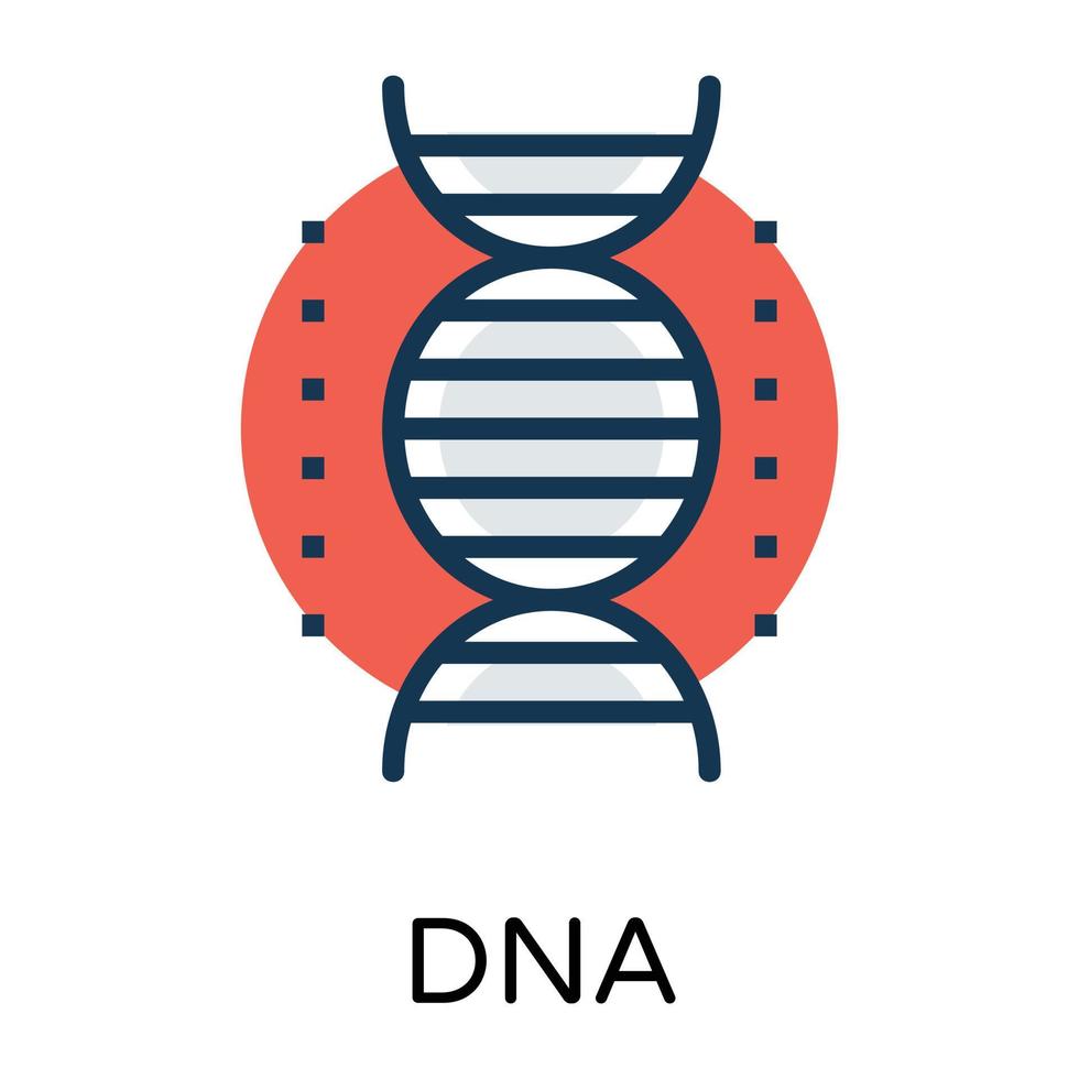 trendy dna-concepten vector