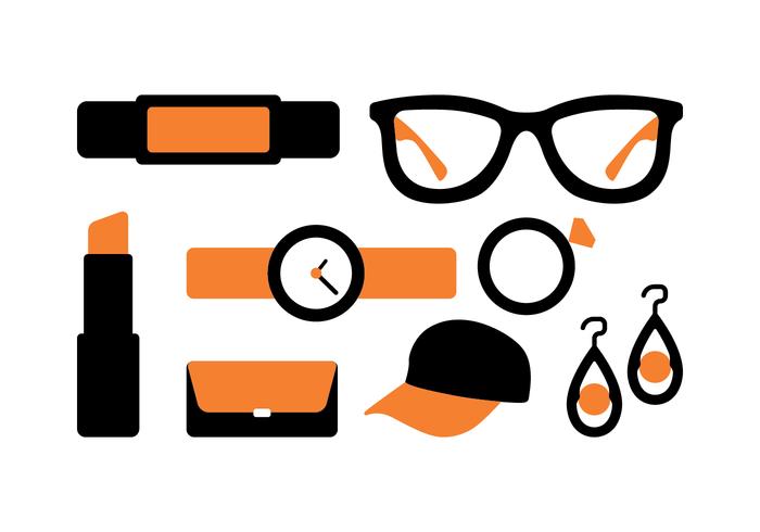 Accessoires Icon Pack vector