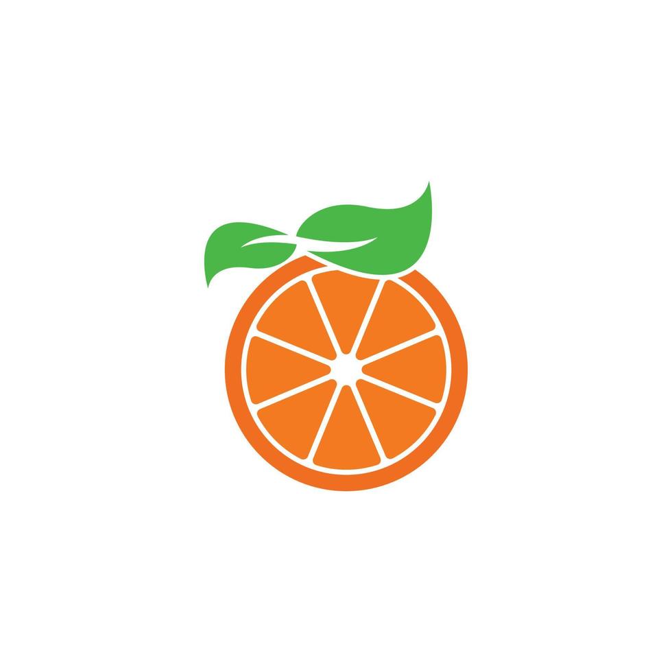 oranje sjabloon logo ontwerp. vector