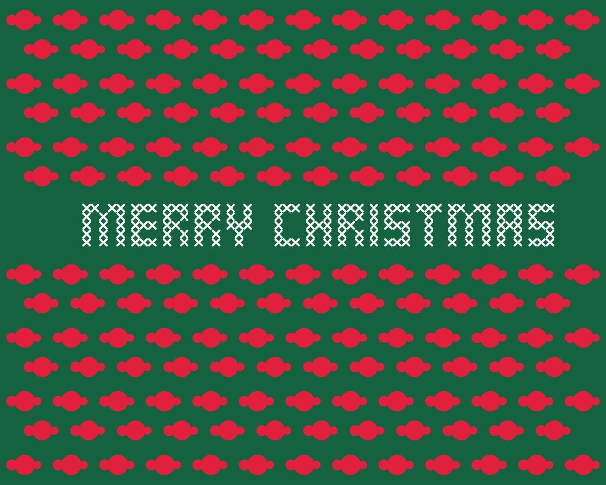 vrolijk Kerstmis en gelukkig nieuw jaar concept groen en rood kleur achtergrond voor ontwerp. vector