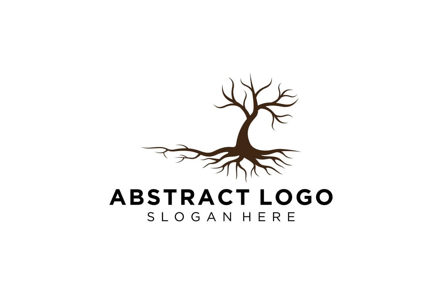 groen boom logo ontwerp natuurlijk en abstract blad. vector