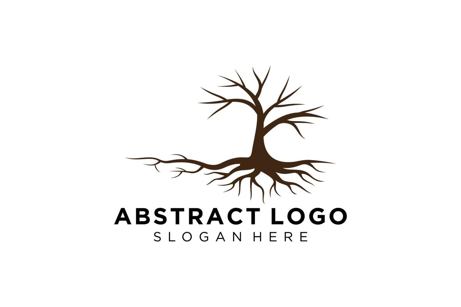 groen boom logo ontwerp natuurlijk en abstract blad. vector