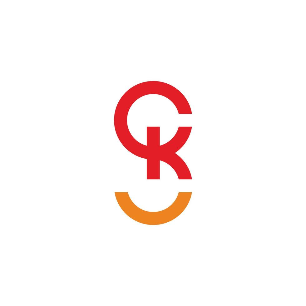 brief sk gemakkelijk meetkundig glimlach logo vector