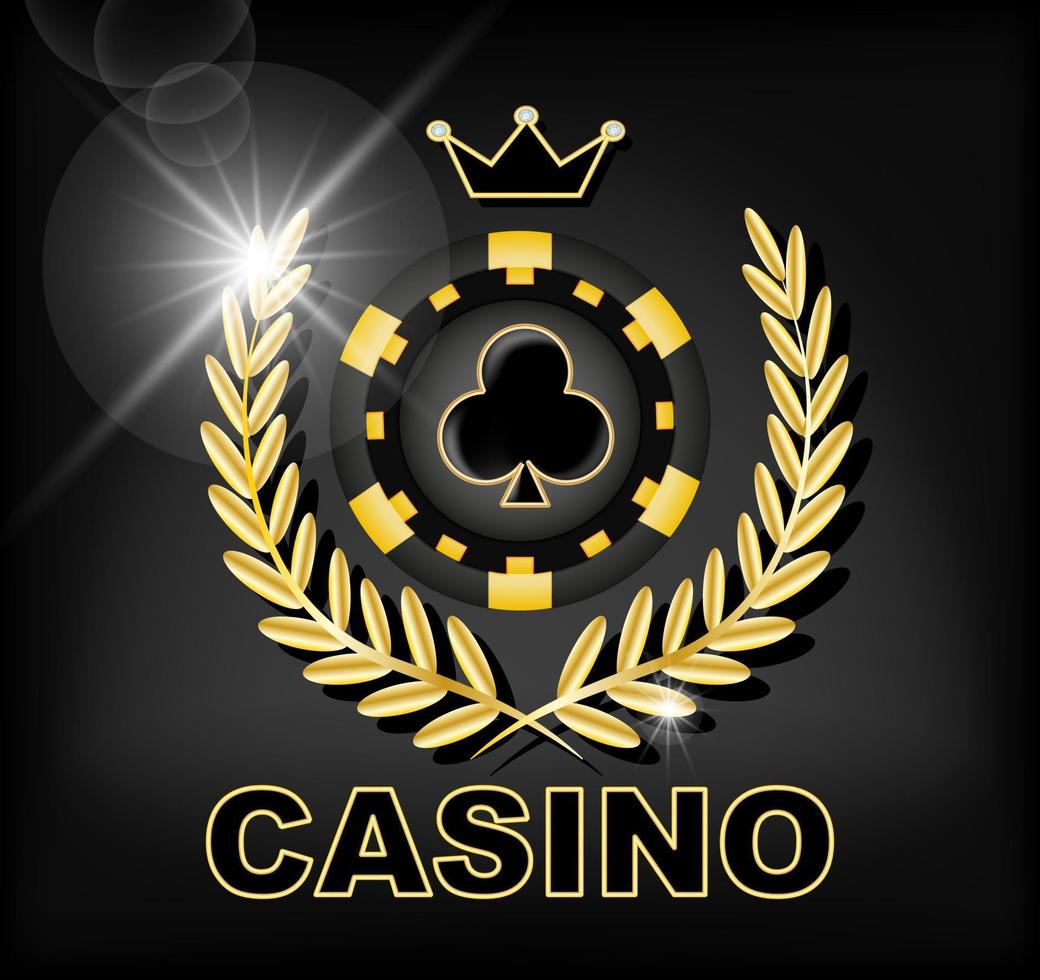 casino spandoek. vector illustratie