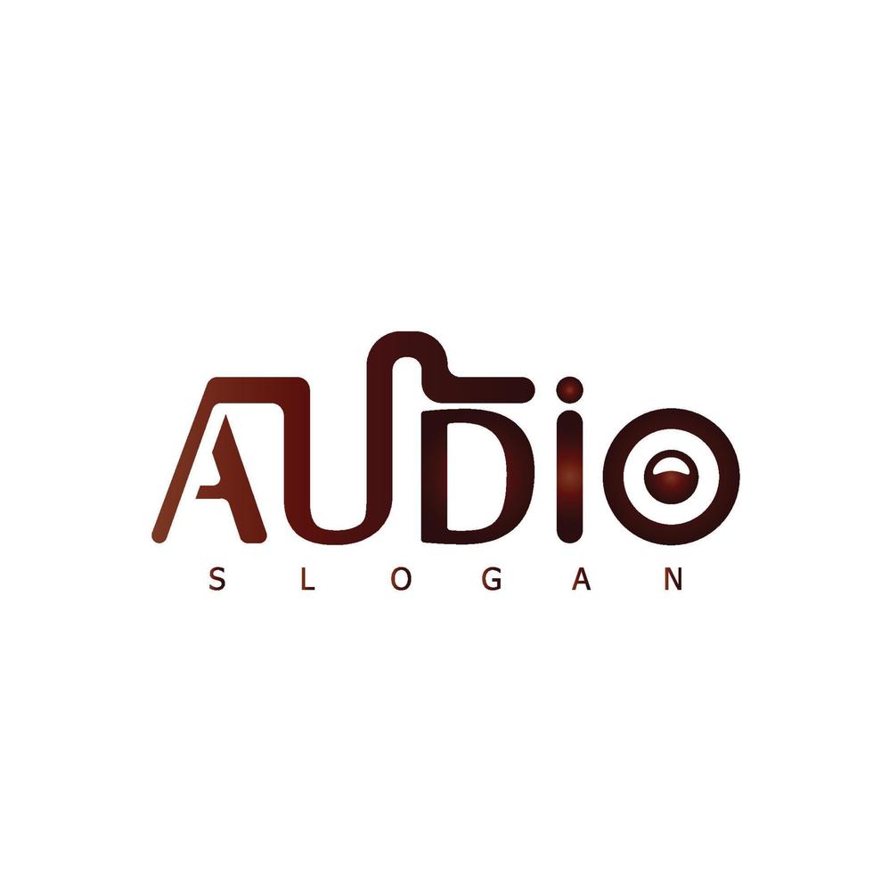 geluid stem radio audio media muziek- Vermelding logo ontwerp symbool vector