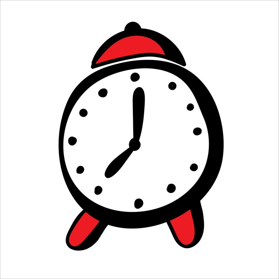 alarm klok, vector illustratie