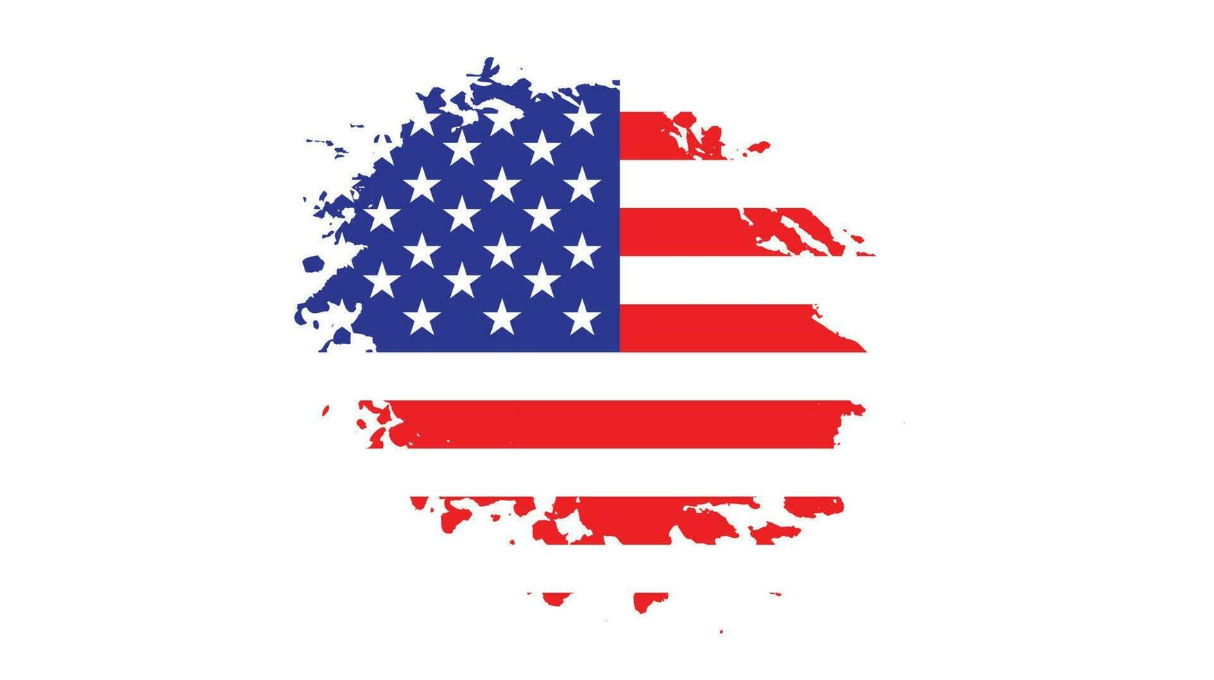 borstel effect Verenigde Staten van Amerika grunge structuur vlag vector