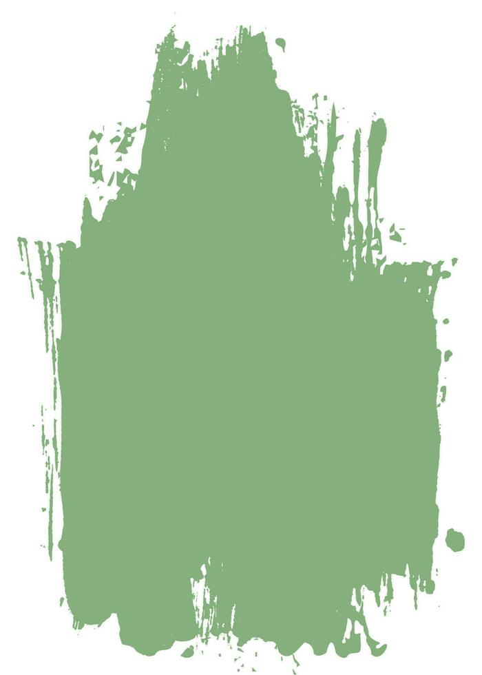groen kleur penseel kader vector