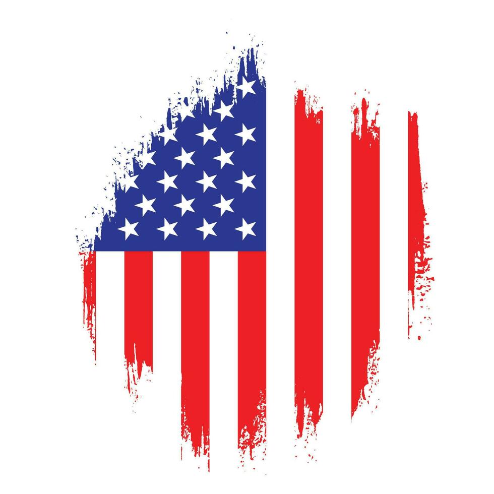 abstract grunge beroerte Verenigde Staten van Amerika vlag vector