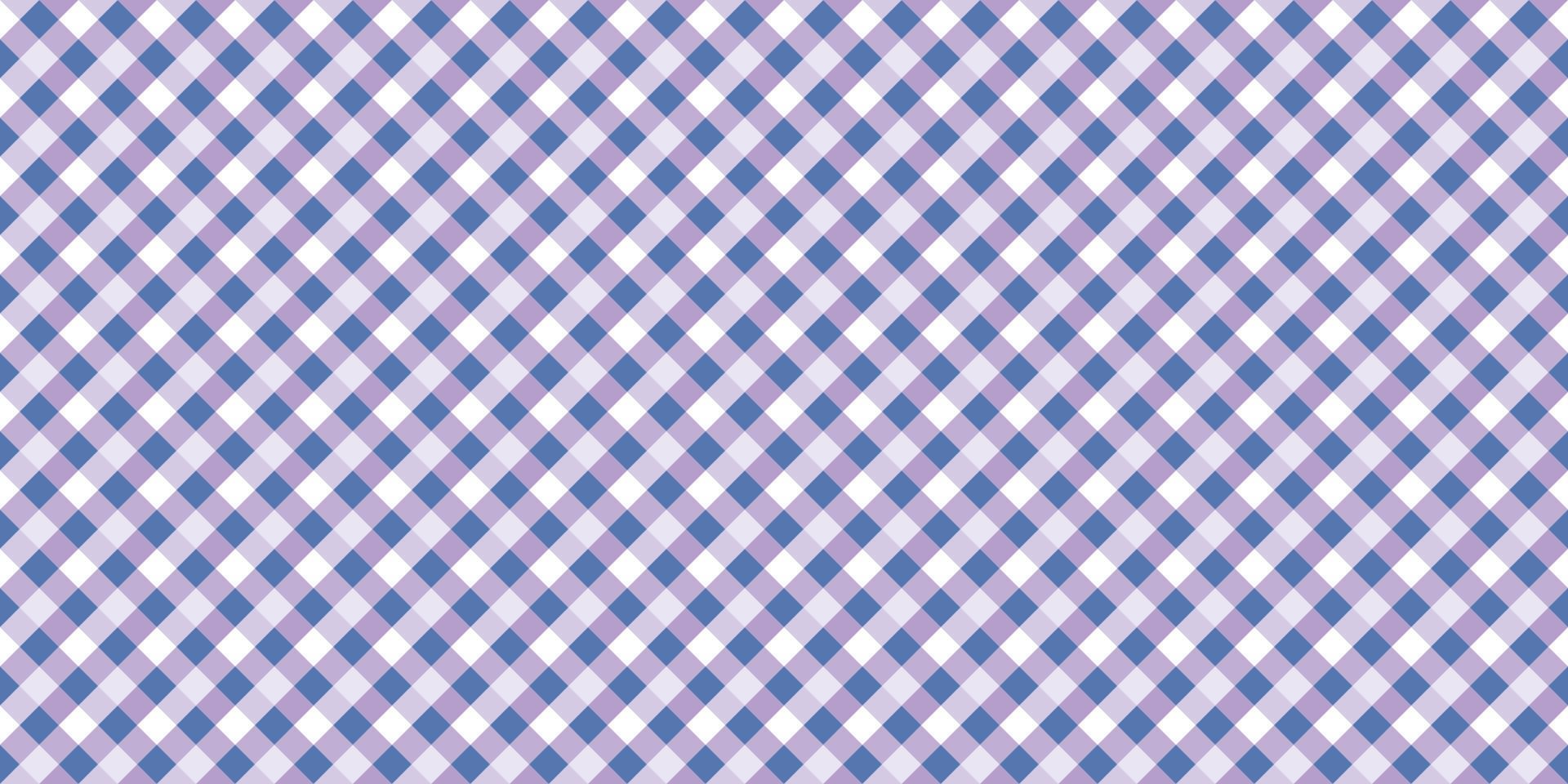 Purper en blauw geruit naadloos herhaling patroon achtergrond vector