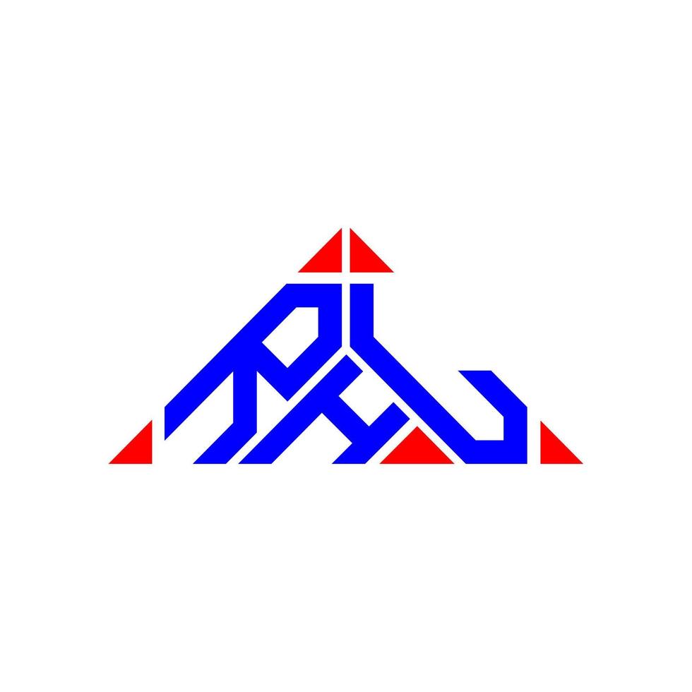 rhl brief logo creatief ontwerp met vector grafisch, rhl gemakkelijk en modern logo.