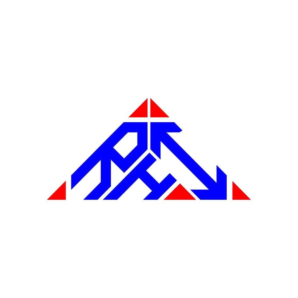 rhi brief logo creatief ontwerp met vector grafisch, rhi gemakkelijk en modern logo.