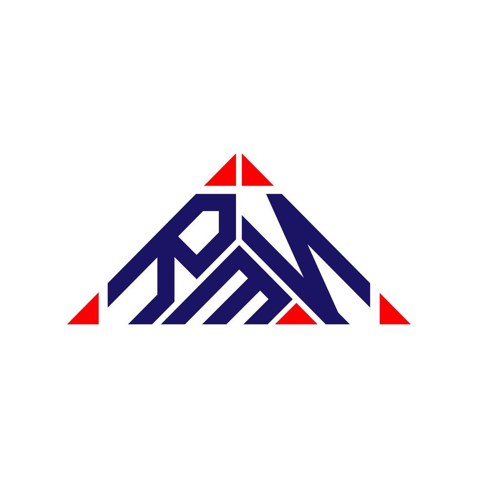 rmn brief logo creatief ontwerp met vector grafisch, rmn gemakkelijk en modern logo.