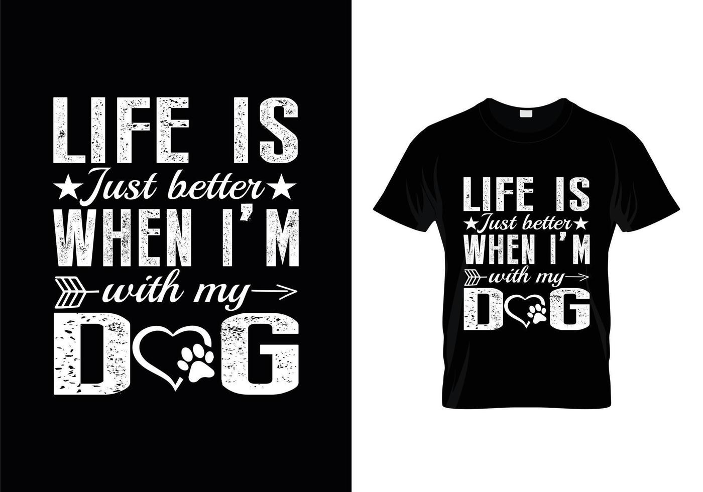 honden typografie t-shirt ontwerp vector, hond minnaar citaten t-shirt ontwerp. vector