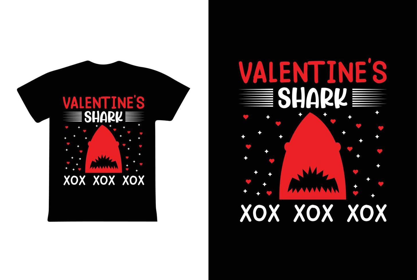 Valentijnsdag haai xox t-shirt ontwerp, Valentijn dag t-shirt ontwerp sjabloon vector