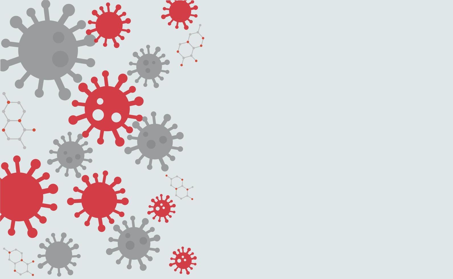 virus medisch concept achtergrond vector illustratie