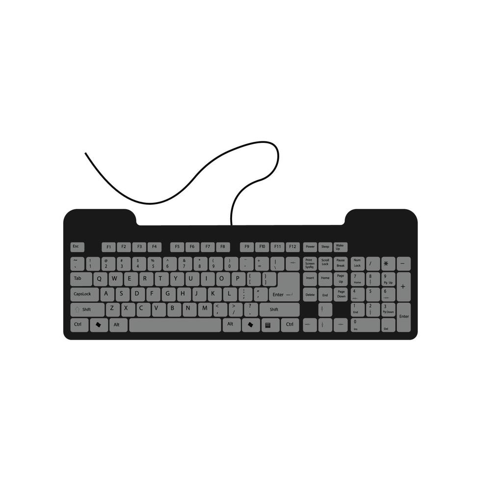 toetsenbord logo vector