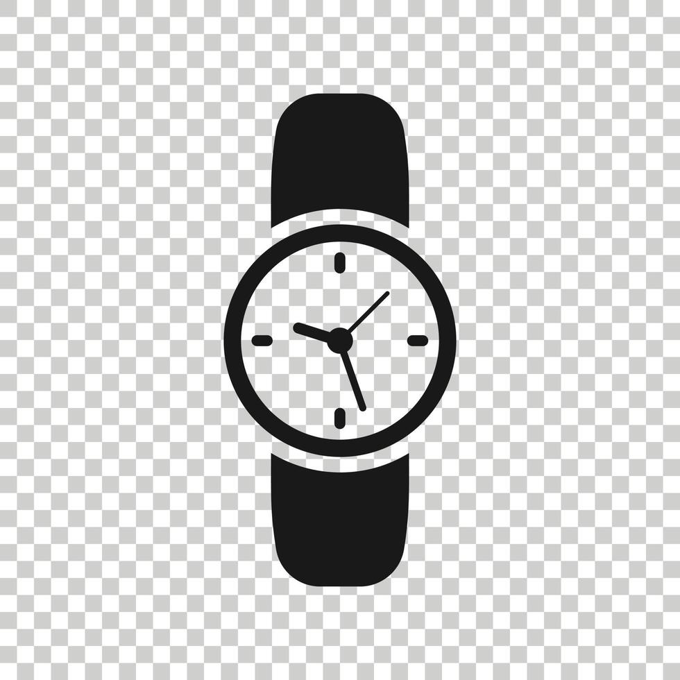 pols kijk maar icoon in vlak stijl. hand- klok vector illustratie Aan wit geïsoleerd achtergrond. tijd armband bedrijf concept.