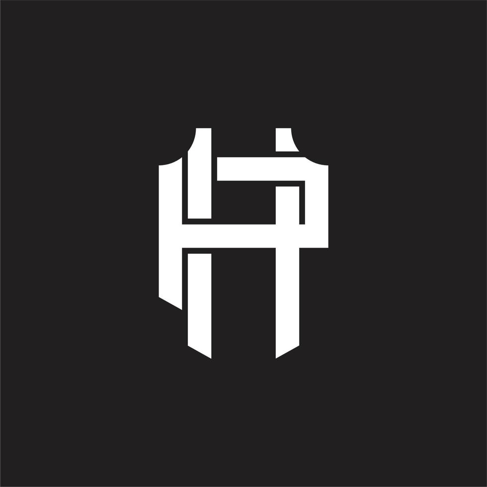 hp logo monogram ontwerp sjabloon vector