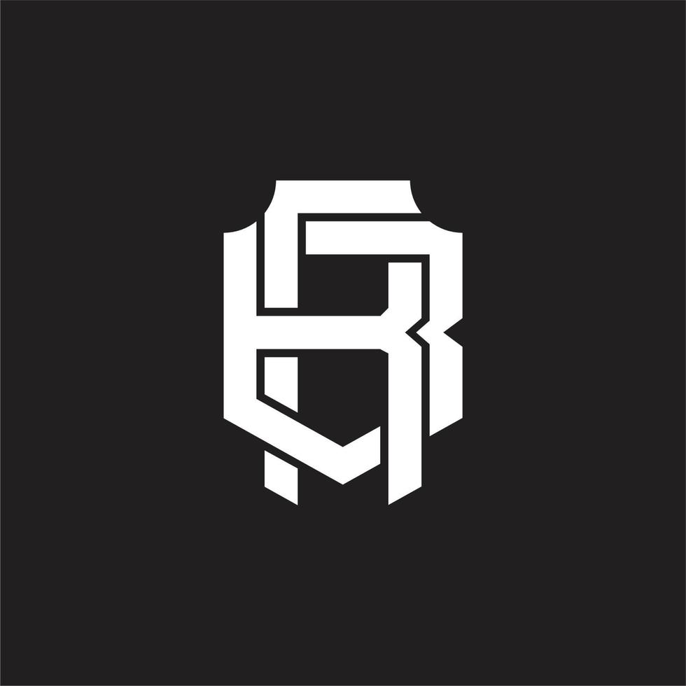 rb logo monogram ontwerp sjabloon vector