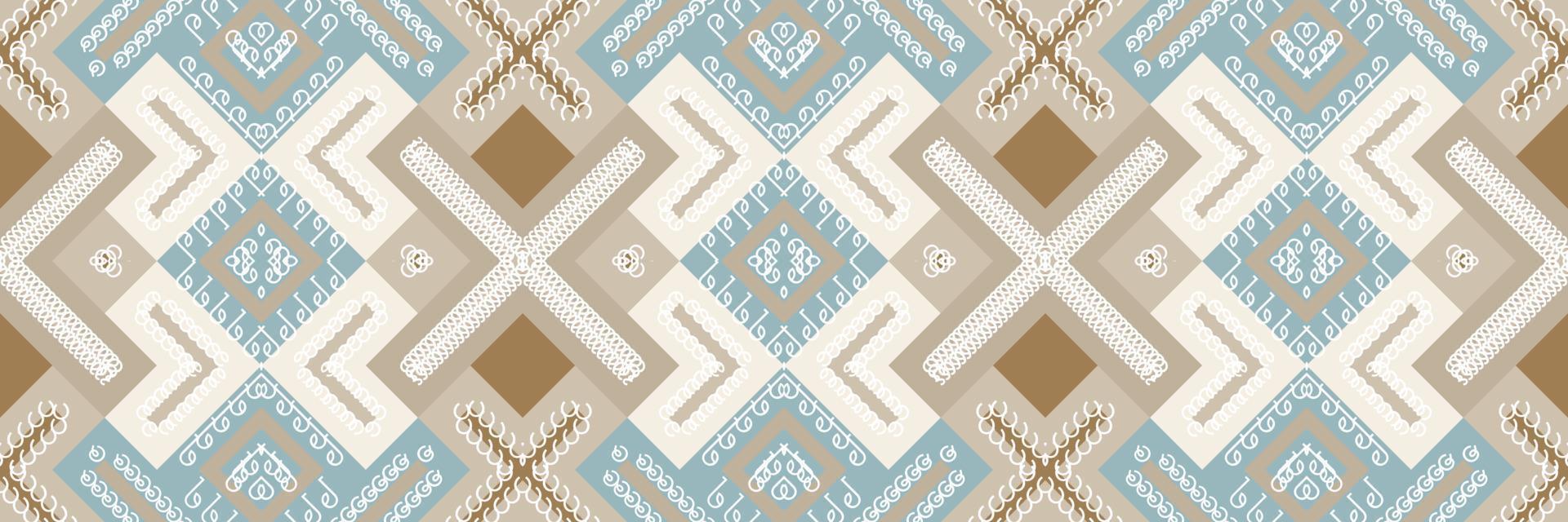 ikat naadloos patroon ikat streep batik textiel naadloos patroon digitaal vector ontwerp voor afdrukken Saree kurti Borneo kleding stof grens borstel symbolen stalen elegant
