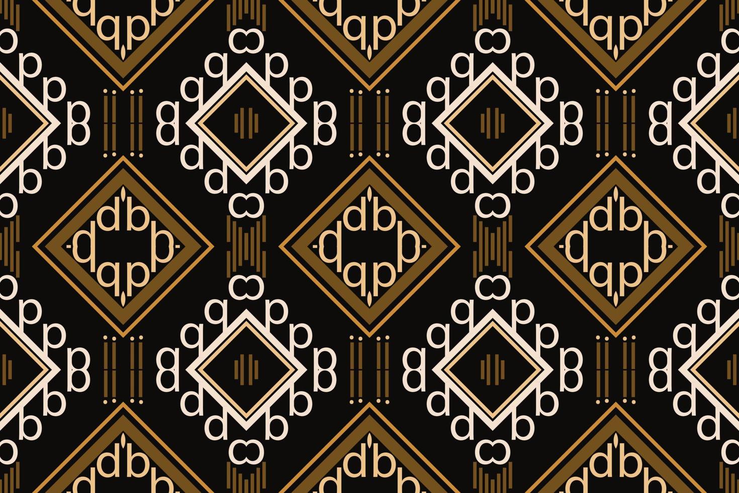 etnisch aztec ikat naadloos patroon textiel ikat aztec naadloos patroon digitaal vector ontwerp voor afdrukken Saree kurti Borneo kleding stof aztec borstel symbolen stalen partij slijtage