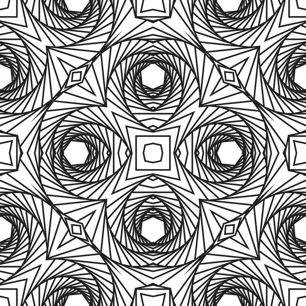 abstract patroon van golvend strepen of golfde 3d Verlichting, Aan een wit achtergrond. meetkundig vormen van de zwart lijnen. vector