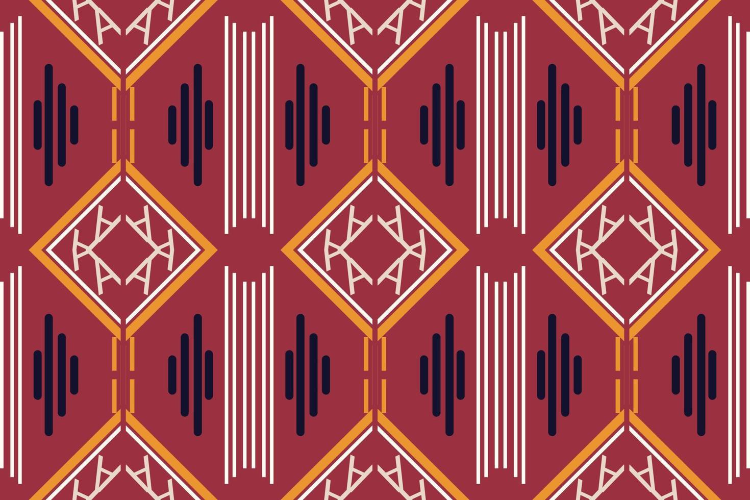 etnisch patroon Filipijns textiel. traditioneel gevormde inheems Amerikaans kunst het is een patroon gemaakt door combineren meetkundig vormen. ontwerp voor afdrukken. gebruik makend van in de mode industrie. vector