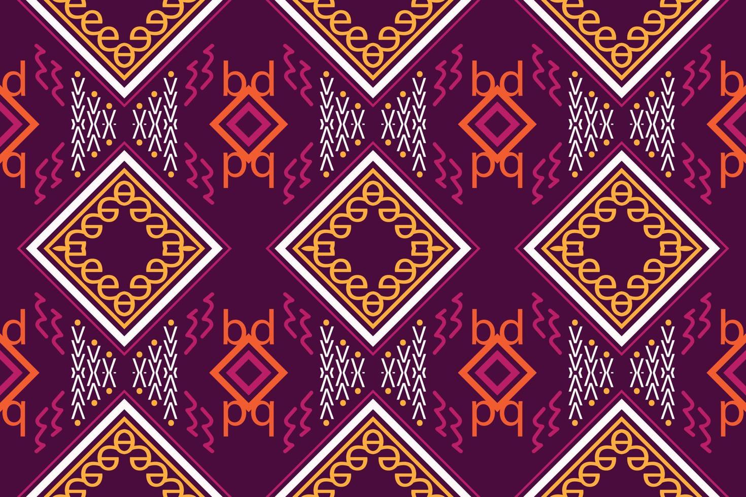 ikat naadloos patroon ikat structuur batik textiel naadloos patroon digitaal vector ontwerp voor afdrukken Saree kurti Borneo kleding stof grens borstel symbolen stalen elegant