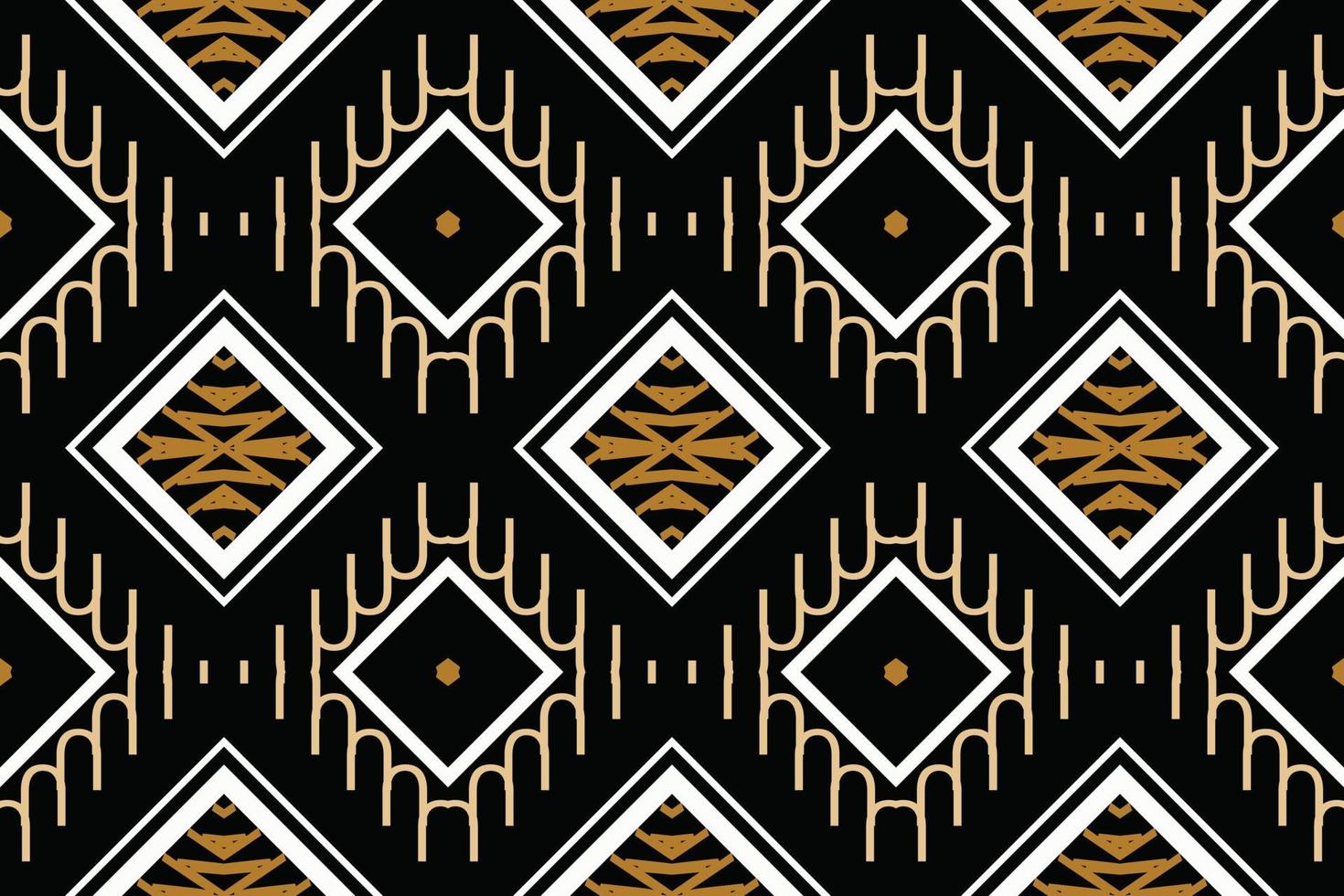 etnisch patroon vector. ikat naadloos borduurwerk, traditioneel etnisch patroon ontwerp het is een patroon gemaakt door combineren meetkundig vormen. ontwerp voor afdrukken. gebruik makend van in de mode industrie. vector