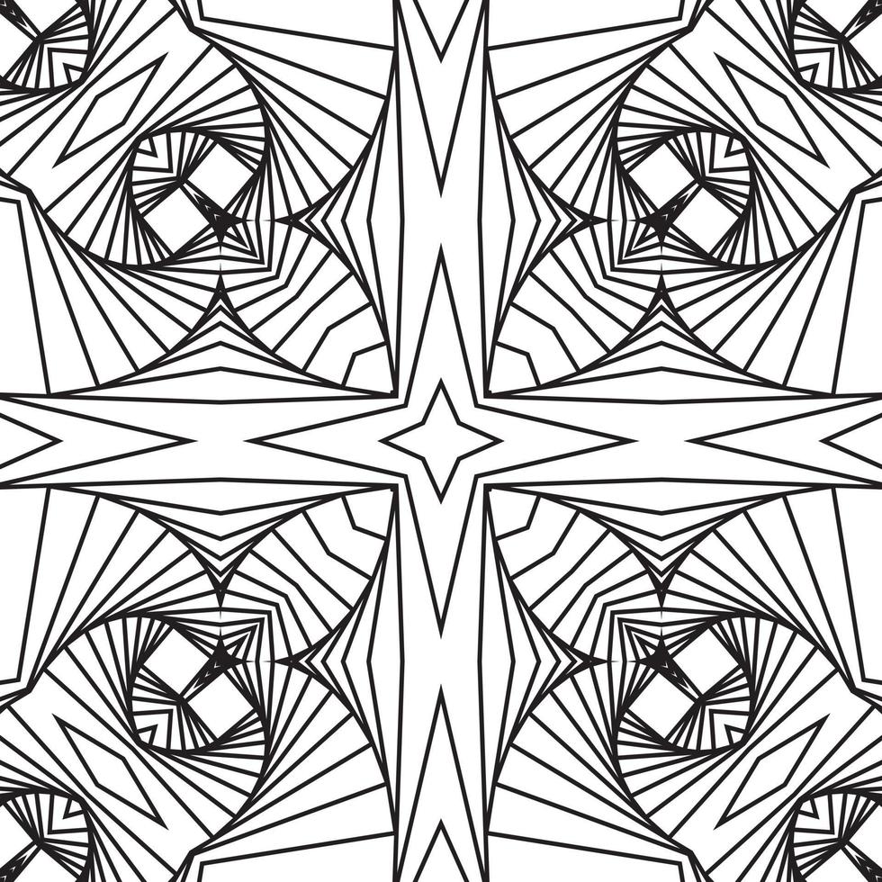 monochroom 3d lijnen textuur. abstract dynamisch verfrommeld textuur. 3d patroon. de illusie van beweging patroon. vector