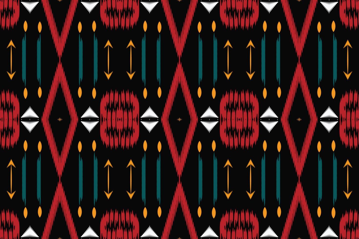 batiktextiel ikat bloemen naadloos patroon digitaal vector ontwerp voor afdrukken Saree kurti Borneo kleding stof grens borstel symbolen stalen katoen