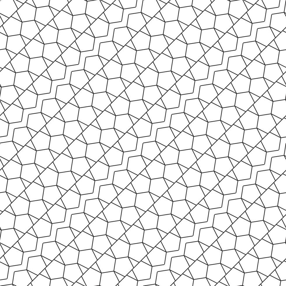 bewerkbare naadloos meetkundig patroon tegel met visgraat lijn kunst vector