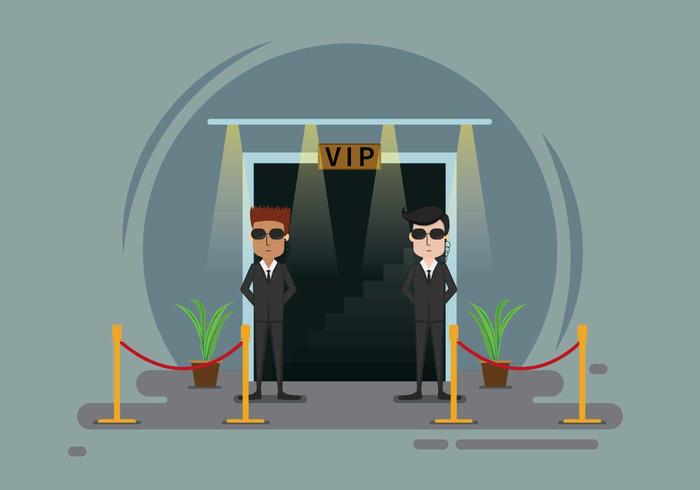 Gratis Bouncer Illustratie vector