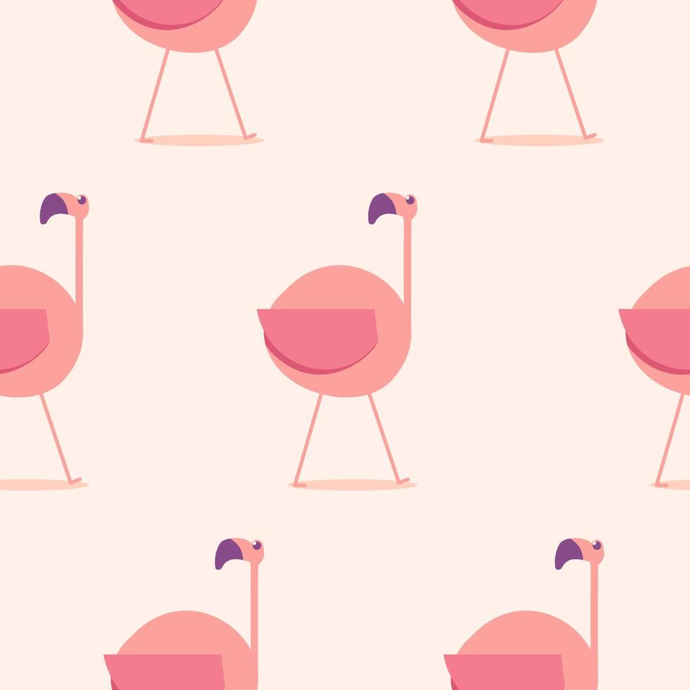 schattig flamingo patroon. flamingo illustratie patroon. vlak vector illustratie.