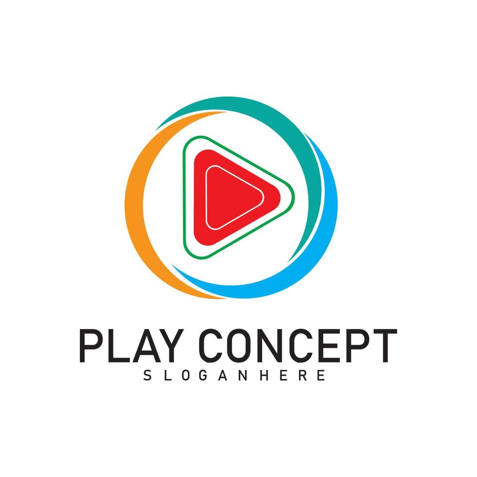 kleurrijk Speel logo ontwerp concept. Speel logo sjabloon vector. icoon symbool vector