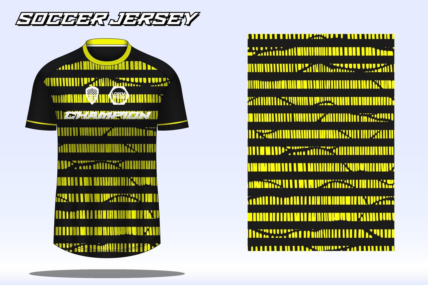 voetbal Jersey sport t-shirt ontwerp mockup voor Amerikaans voetbal club 07 vector