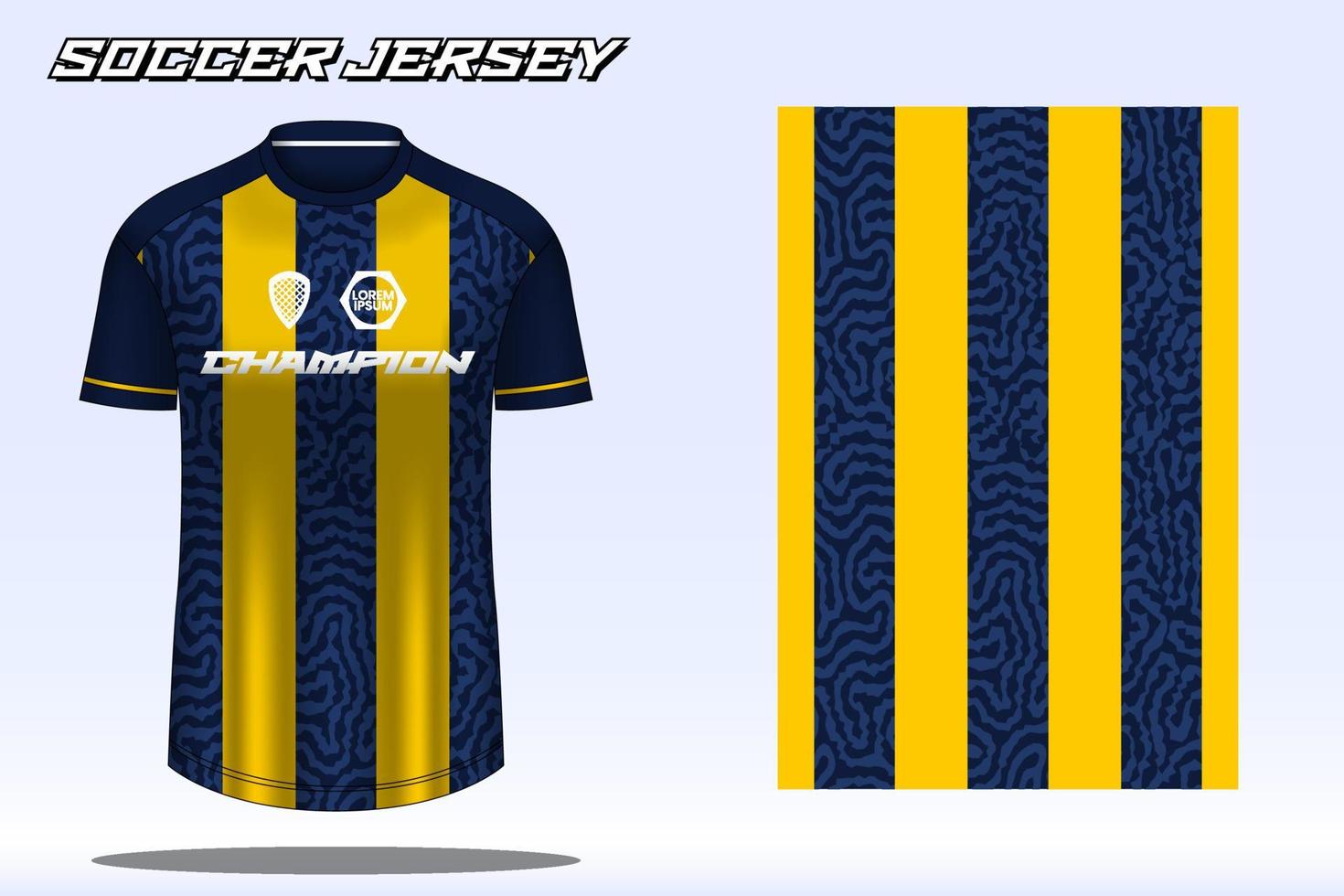 voetbal Jersey sport t-shirt ontwerp mockup voor Amerikaans voetbal club 16 vector