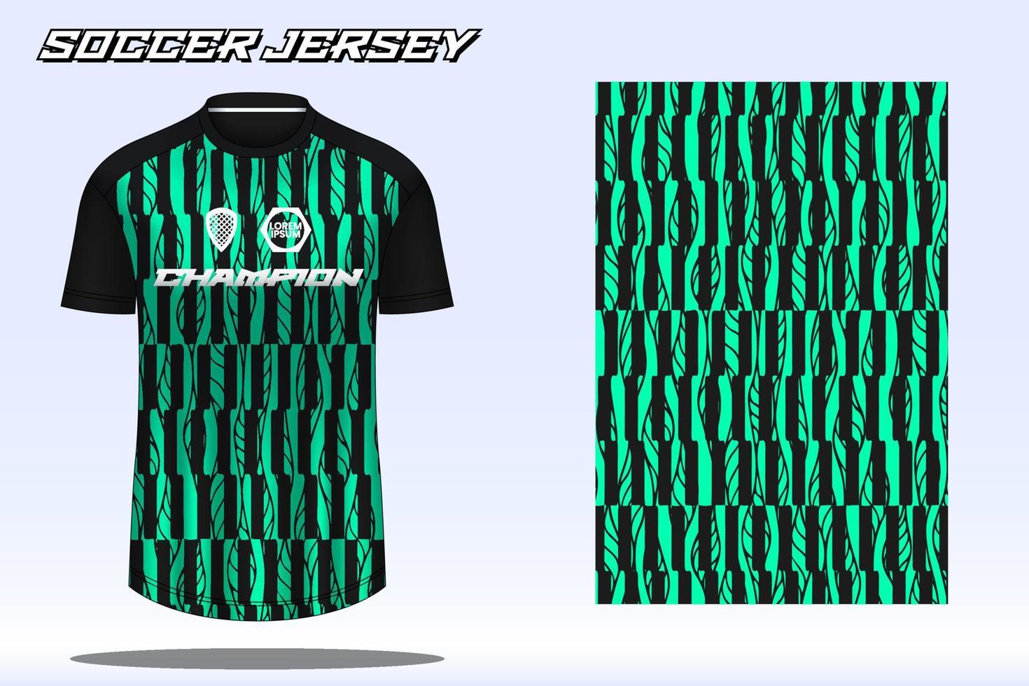 voetbal Jersey sport t-shirt ontwerp mockup voor Amerikaans voetbal club 19 vector