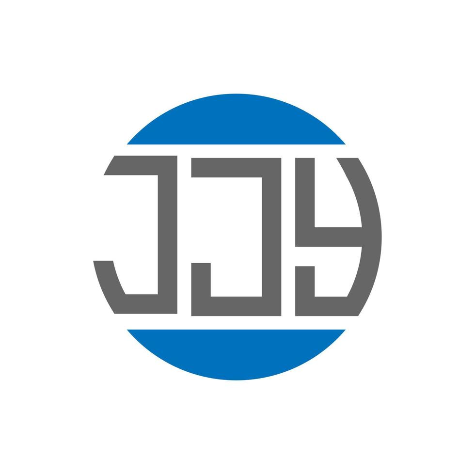 jjy brief logo ontwerp Aan wit achtergrond. jjy creatief initialen cirkel logo concept. jjy brief ontwerp. vector