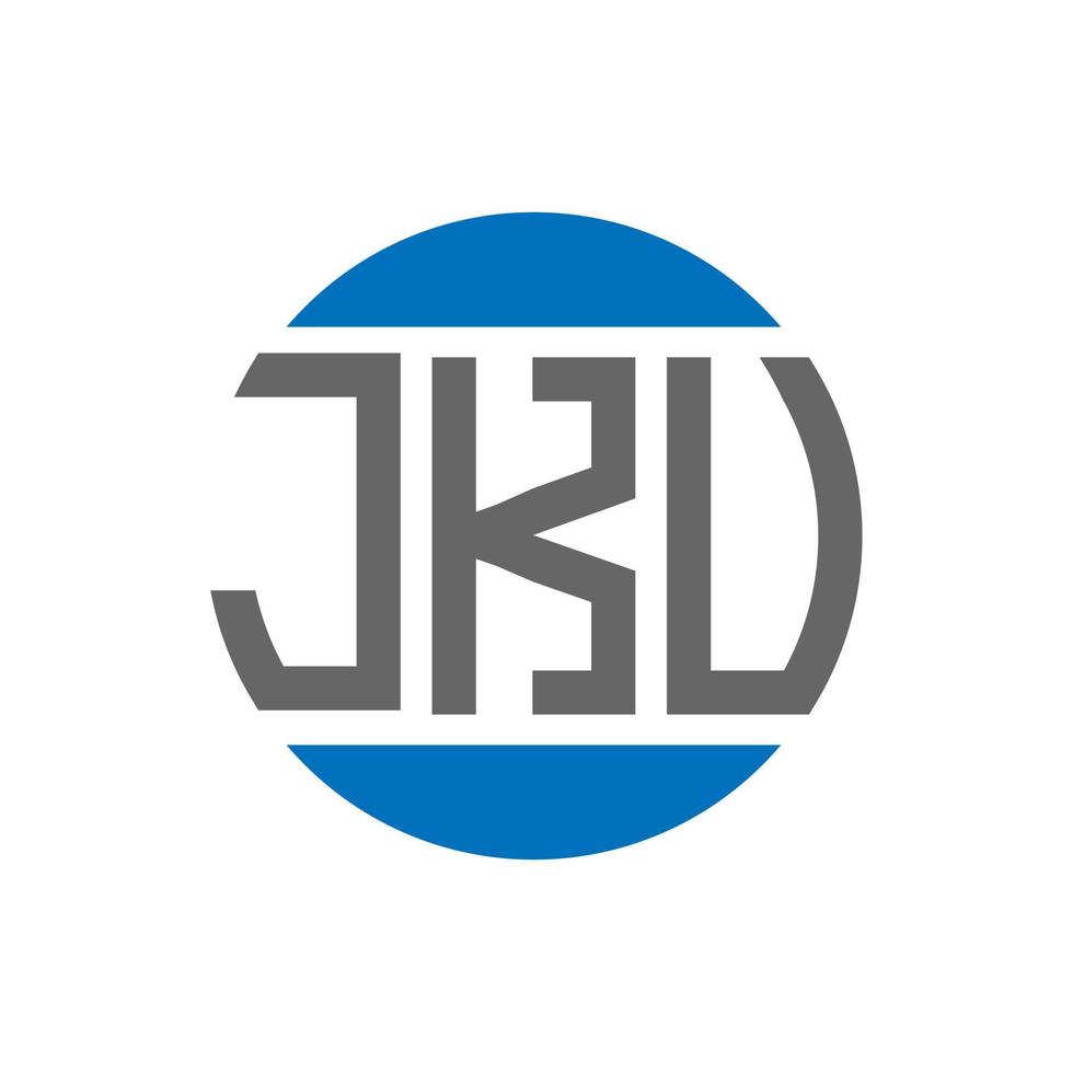 jku brief logo ontwerp Aan wit achtergrond. jku creatief initialen cirkel logo concept. jku brief ontwerp. vector