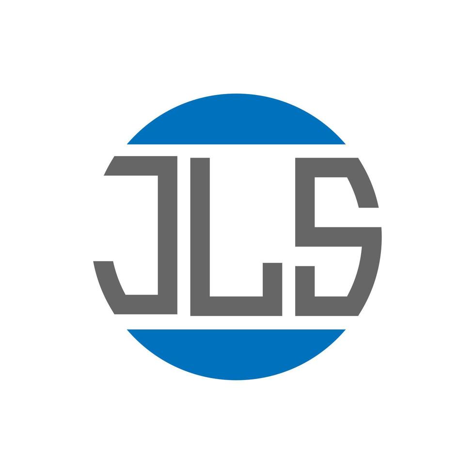 jls brief logo ontwerp Aan wit achtergrond. jls creatief initialen cirkel logo concept. jls brief ontwerp. vector