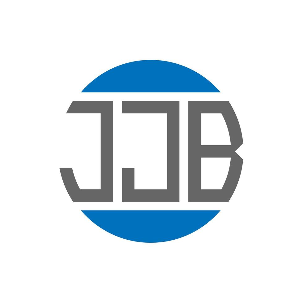 jjb brief logo ontwerp Aan wit achtergrond. jjb creatief initialen cirkel logo concept. jjb brief ontwerp. vector