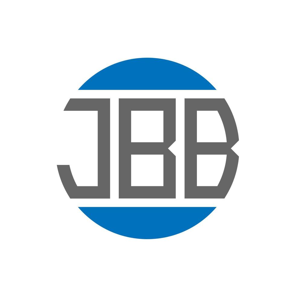 jbb brief logo ontwerp Aan wit achtergrond. jbb creatief initialen cirkel logo concept. jbb brief ontwerp. vector