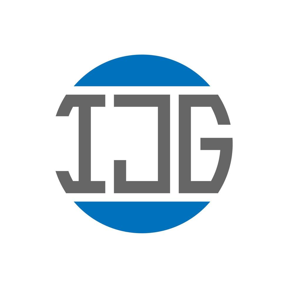 ijg brief logo ontwerp Aan wit achtergrond. ijg creatief initialen cirkel logo concept. ijg brief ontwerp. vector